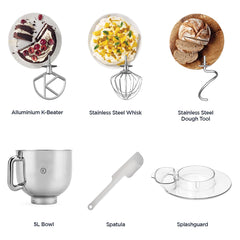 Kenwood kMix Stand Mixer – 1000W 5L Bowl Smart Speed Control Fold Function Cream KMX750CR (creamy finish)