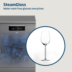 Beko Freestanding Dishwasher 14 Place Settings, 6 Programs, 2 Racks,A++ Energy Rating, Quiet Operation (46 dBA),Sliding Cutlery Basket, BDFN36422SQ (Silver)