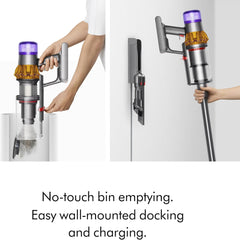 Dyson V15 Detect Cordless Vacuum Cleaner 240AW Laser Dust Detection HEPA Filtration Up to 60 Minutes