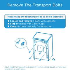 Midea Smart Washer Dryer Combo 10 kg/7 kg – BLDC Inverter 1400 RPM Wi-Fi 16 Programs MF200D100WBT