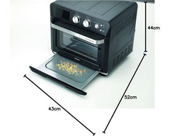 Kenwood MOA25 25L Air Fryer Oven, 2-in-1 Toaster Oven with Rotisserie, Black