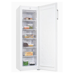 Exquisit Upright Freezer 177L 4-Star Freezing Manual Temperature Control Reversible Door GS230-H-050C (White)