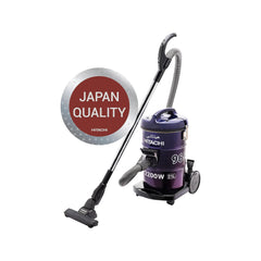Hitachi Drum Vacuum Cleaner 2200W 21L Aero Power Brush Blower Function Washable Filter CV965NBLGCM