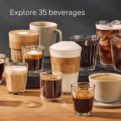 Siemens EQ700 Fully Automatic Espresso Machine 35 Coffee Specialties Cold Brew Slow Brew Home Connect TP713GB9