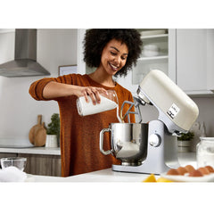 Kenwood kMix Stand Mixer – 1000W 5L Bowl Smart Speed Control Fold Function Cream KMX750CR (creamy finish)