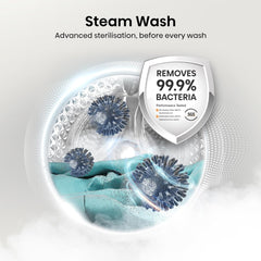 Hisense 10/6 kg Washer Dryer – 1400 RPM Inverter Motor Steam Refresh Smart WiFi WD3S1043BT