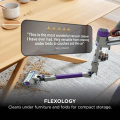 Shark PowerDetect Cordless Vacuum Cleaner, DuoClean Detect, Grey IP1251UKT | Reverse Clean, Anti Hair Wrap Plus, Lightweight, 70 Min Runtime, Pet, Crevice & Multi-Surface Tools, Flexible, Handheld Mode