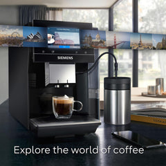 Siemens EQ700 Fully Automatic Espresso Machine 35 Coffee Specialties Cold Brew Slow Brew Home Connect TP713GB9