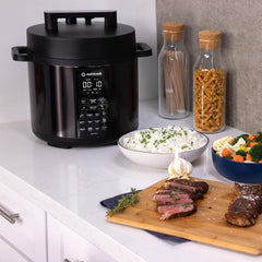 Nutricook Smart Pot 2, 8 Liters, 9 In 1 Electric Pressure Cooker, Steamer, Sauté Pot, Yogurt Maker & More, 12 Programs With New Lid