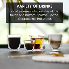 De'Longhi Magnifica Start Automatic Coffee Machine – Built-in Grinder LatteCrema System One-Touch Recipes ECAM220.60.B