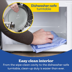 Russell Hobbs 17 Liter Retro Microwave Oven – 700W 5 Power Levels Defrost Function Manual Control RHRETMM705R