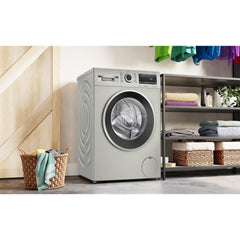 Bosch Series 4 Front Load Washing Machine 9kg 1400RPM Silver Inox WGA1440XGC