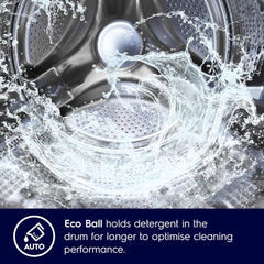 Electrolux 8 kg Front Load Washing Machine – 1200 RPM Inverter Motor SteamCare AutoSense EWF8241SBS