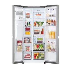 LG LinearCooling Side by Side Refrigerator GR-L267KLKW