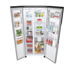LG Side-by-Side Refrigerator 509 L Total No Frost Multi Air Flow & Touch LED Display GRFB587PQAM