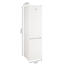 FAR Bottom Freezer Refrigerator 262L Static Cooling Reversible Door Glass Shelves CBG2625DW (White)