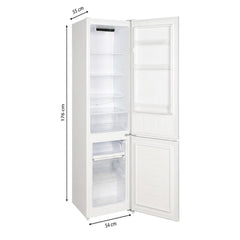 FAR Bottom Freezer Refrigerator 262L Static Cooling Reversible Door Glass Shelves CBG2625DW (White)