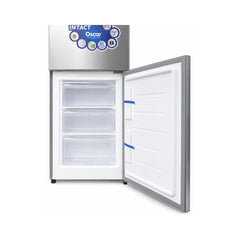 OSCAR Double Door Refrigerator 290L Frost Cooling Adjustable Shelves Freezer Compartment OSC-M290D (Silver Finish)