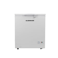 Olsenmark OMCF5003 Chest Freezer 170L- Portable Refrigerator, Adjustable Thermostat Knob, Compact Refrigerator | Ideal for Retailers, Home, Medical, Restaurants & More