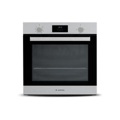 Ariston Built In 60cm Oven Gas & Electric Combination, Mechanical and Electronic Controls, Conventional Functions, Inox, GS33Y430IXA