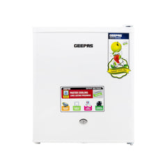 Geepas Mini Refrigerator 60L – Compact Design Adjustable Thermostat & Door Lock GRF654WPEN