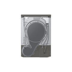 مجفف ملابس مع كفاءة طاقة A+++ وتحكم بالذكاء الاصطناعي، 8 كجم، من الفولاذ المقاوم للصدأ