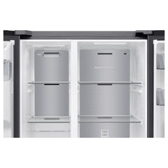 Samsung, 635L, AI Side by Side Refrigerator Black RS70F64K1TA