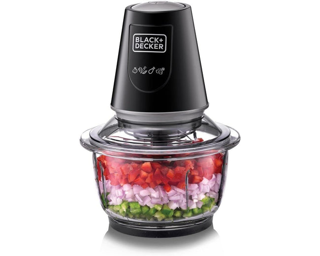BLACK+DECKER GC400-B5 Glass Chopper & Mincer 400W