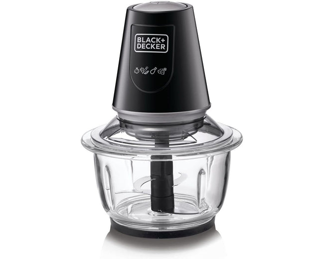 BLACK+DECKER GC400-B5 Glass Chopper & Mincer 400W