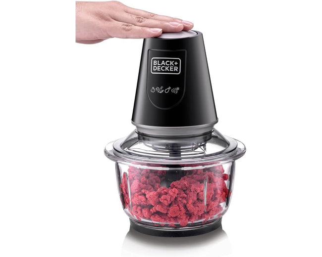 BLACK+DECKER GC400-B5 Glass Chopper & Mincer 400W