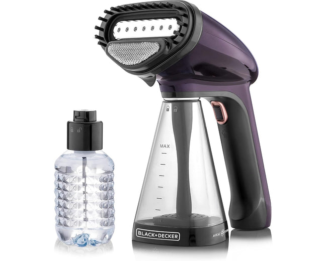 BLACK+DECKER HST1500-B5 handheld garment steamer - product in use