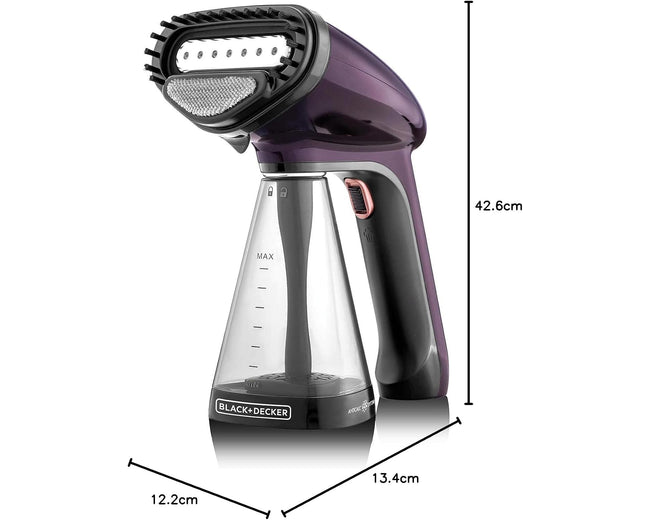 BLACK+DECKER HST1500-B5 handheld garment steamer - feature detail