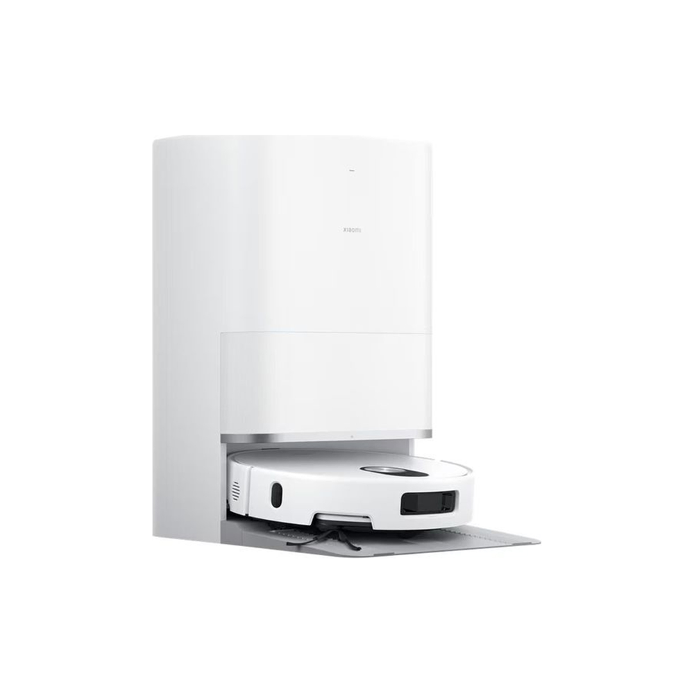 Xiaomi Robot Vacuum 5 OV31GL All-in-One Dock opposite angle view with robot docked
