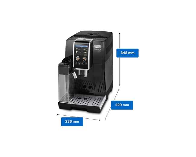 De'Longhi Dinamica Plus ECAM382.70.B espresso machine - dimensions