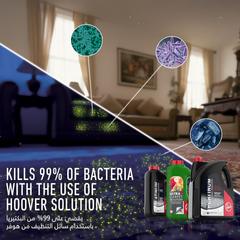 Hoover CleanSlate cleaning solution bottles that kill 99% of bacteria in the home
