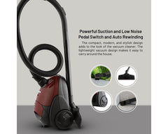 Geepas GVC2594 2200W vacuum cleaner - feature detail