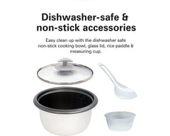 Hamilton Beach 37517-ME Rice Cooker & Steamer 1.5L