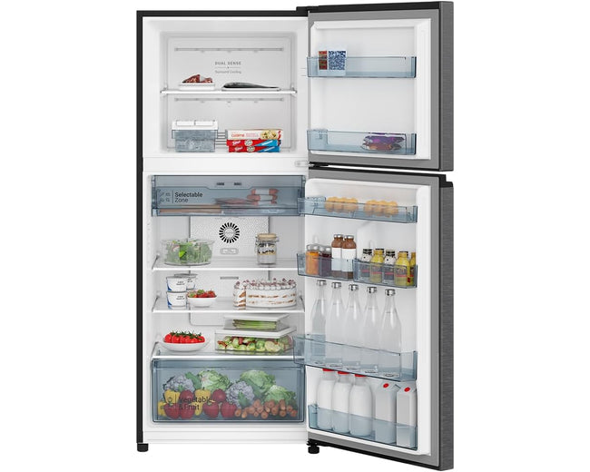 Hitachi HRTN6379SXAE Refrigerator – doors open