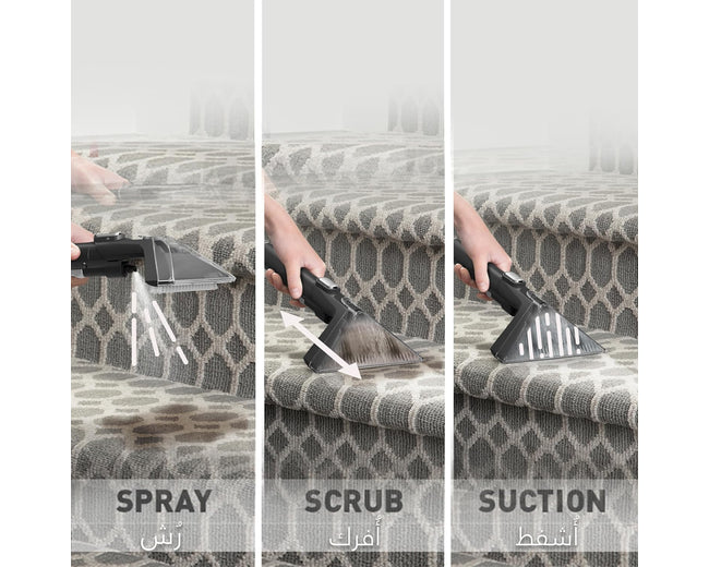Hoover CleanSlate CDSW-MPME spot cleaner - product in use