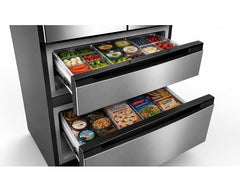 Hoover HFD-K670-S Refrigerator – metal glide drawers