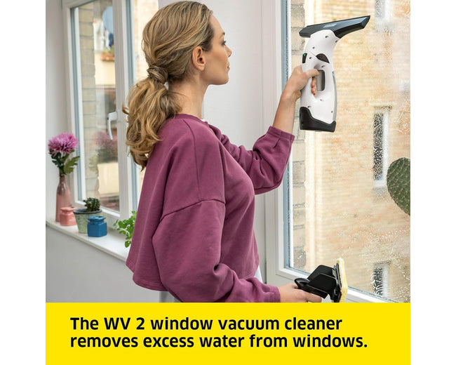 Karcher WV 2 Plus window vacuum - product in use