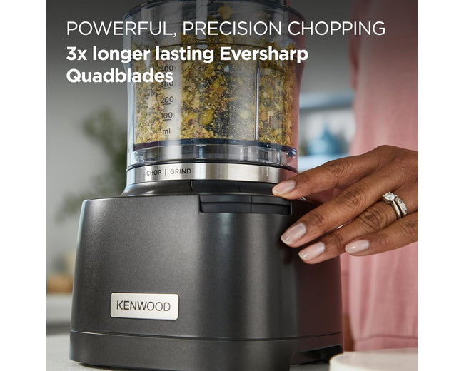 Kenwood CHP80 Duo Prep Food Chopper & Grinder, Black