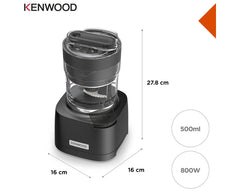 Kenwood CHP80 Duo Prep Food Chopper & Grinder, Black