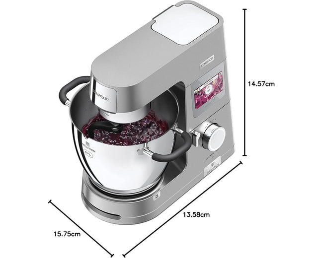 Kenwood Cooking Chef XL KCL95.424SI Stand Mixer with Induction Cooking, 1500W, 6.7L, Silver