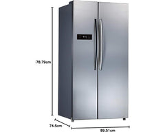Midea HC-689WEN(SS) Refrigerator – dimensions