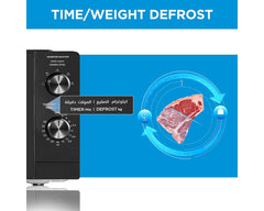 Midea MM7P012MZ-BK time and weight defrost