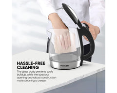 Nikai NK303G Cordless Glass Electric Kettle 1.2L