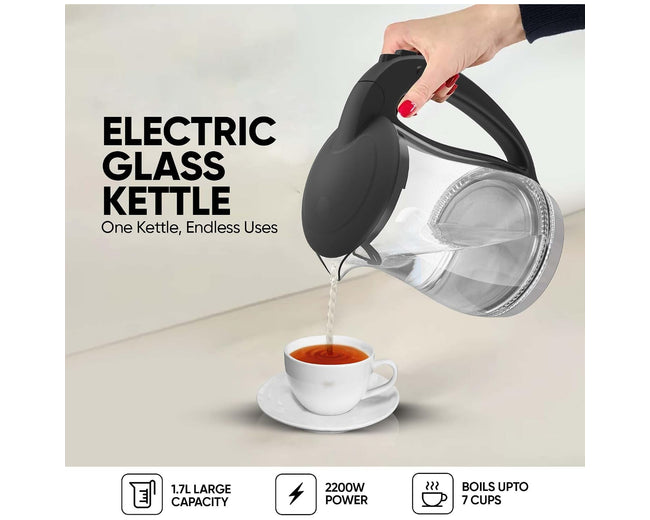 Nikai NK323G Glass Electric Kettle 1.7L