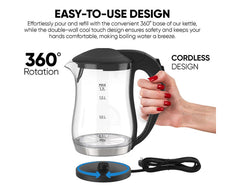 Nikai NK323G Glass Electric Kettle 1.7L