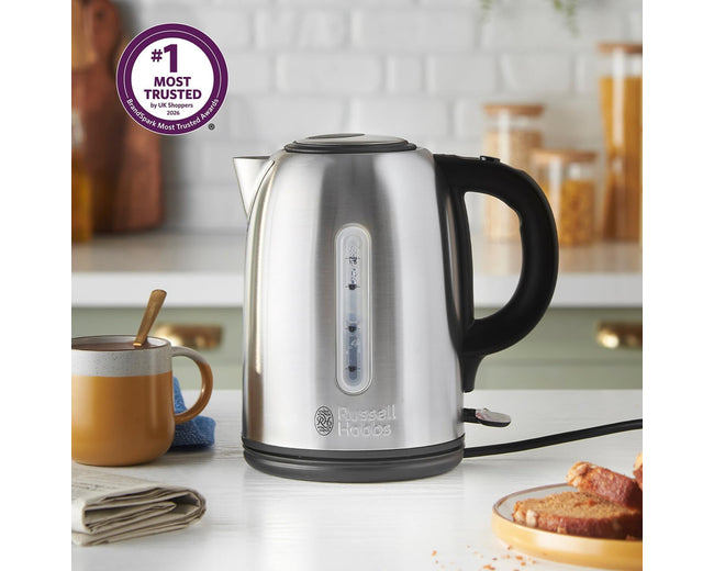 Russell Hobbs 20441GCC Snowdon Stainless Steel Cordless Kettle 1.7L